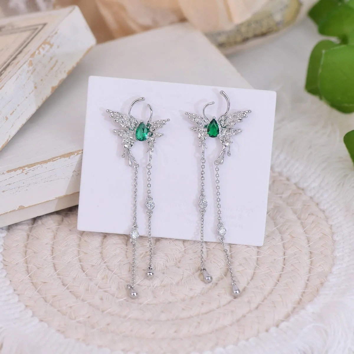 [Clearance] Butterfly Drop Earrings
