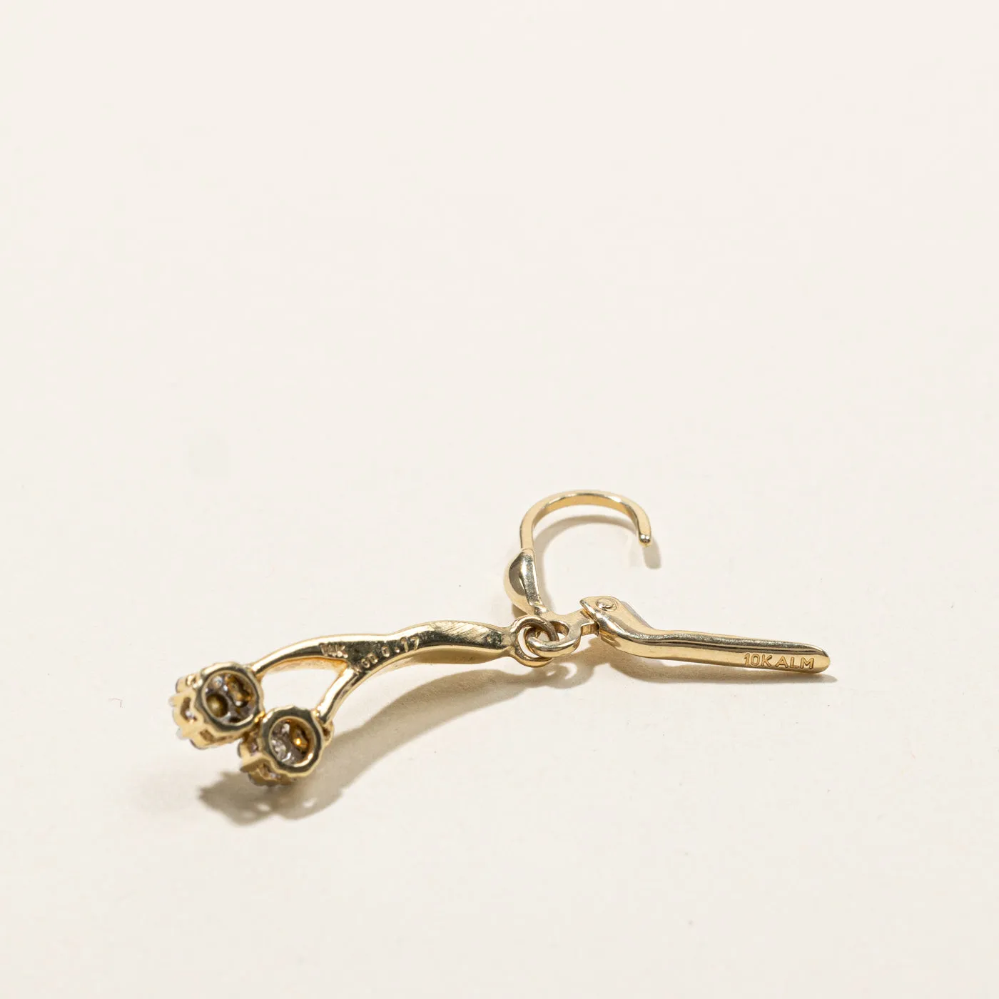 Cluster Diamond Dangle Earrings | 0.30ctw |
