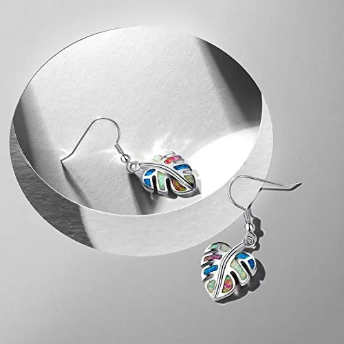 Colorful Opal Drop Earrings