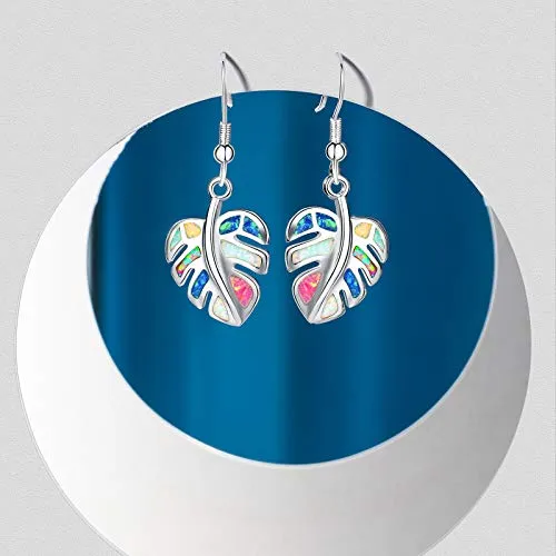 Colorful Opal Drop Earrings
