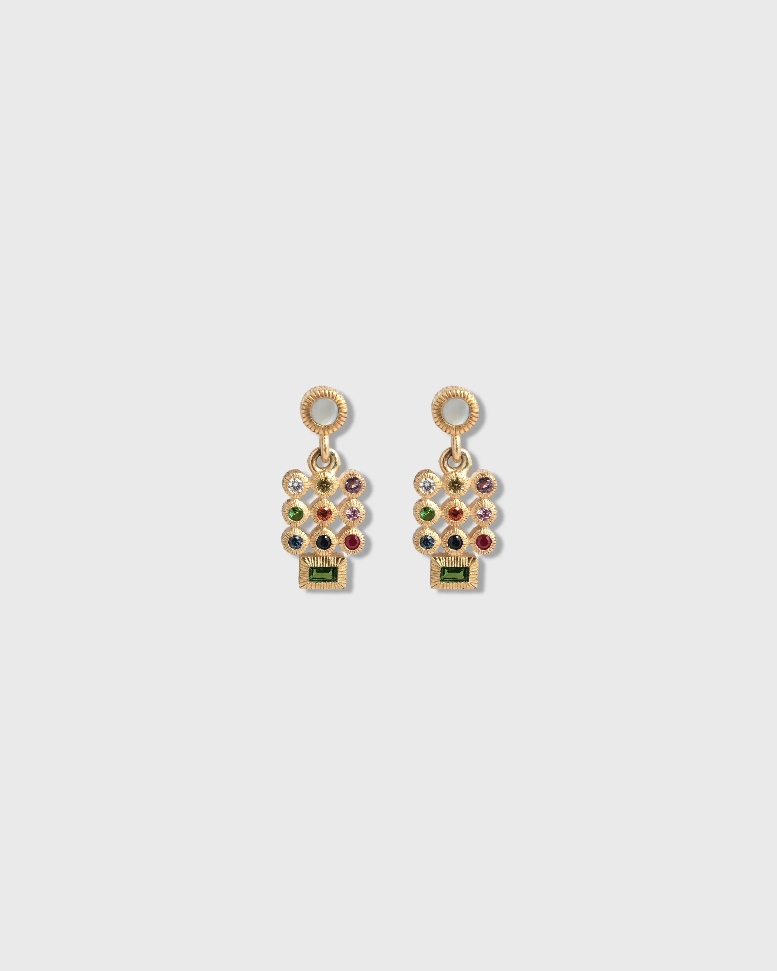 Cosmos Earrings - 9ct