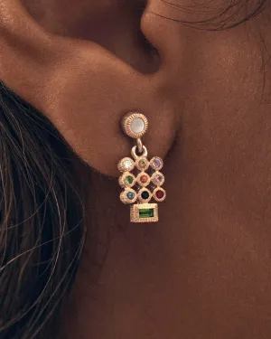 Cosmos Earrings - 9ct