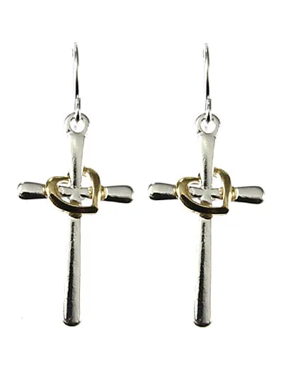 Cross Earrings