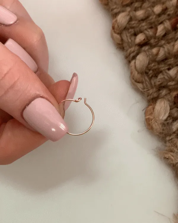 Cross Hoop Earrings  - 14k Yellow Gold Fill