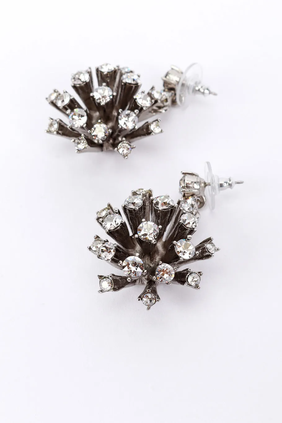 Crystal Firework Burst Drop Earrings