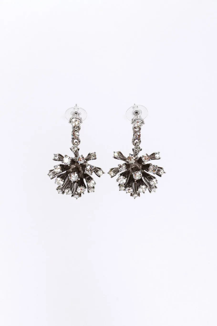 Crystal Firework Burst Drop Earrings