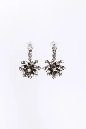 Crystal Firework Burst Drop Earrings
