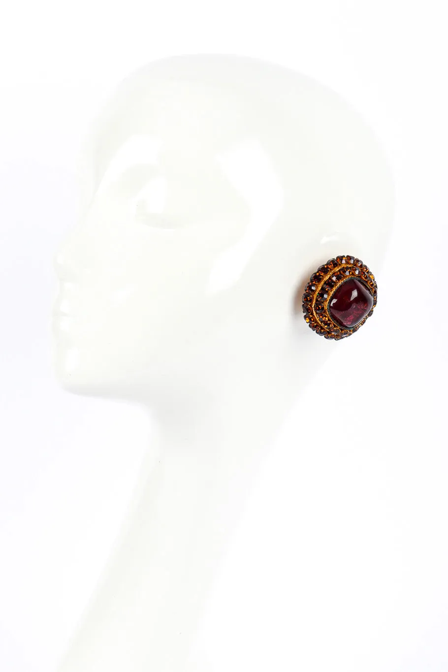 Crystal Gripoix Necklace & Earrings Set