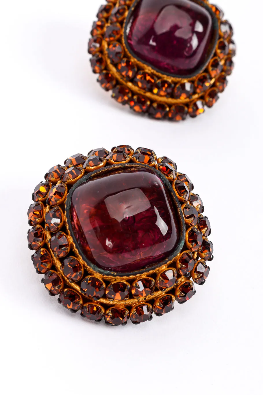 Crystal Gripoix Necklace & Earrings Set