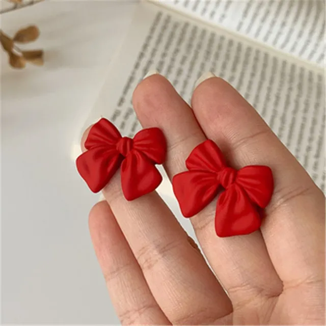 Cute Sweet Bow Stud Earrings