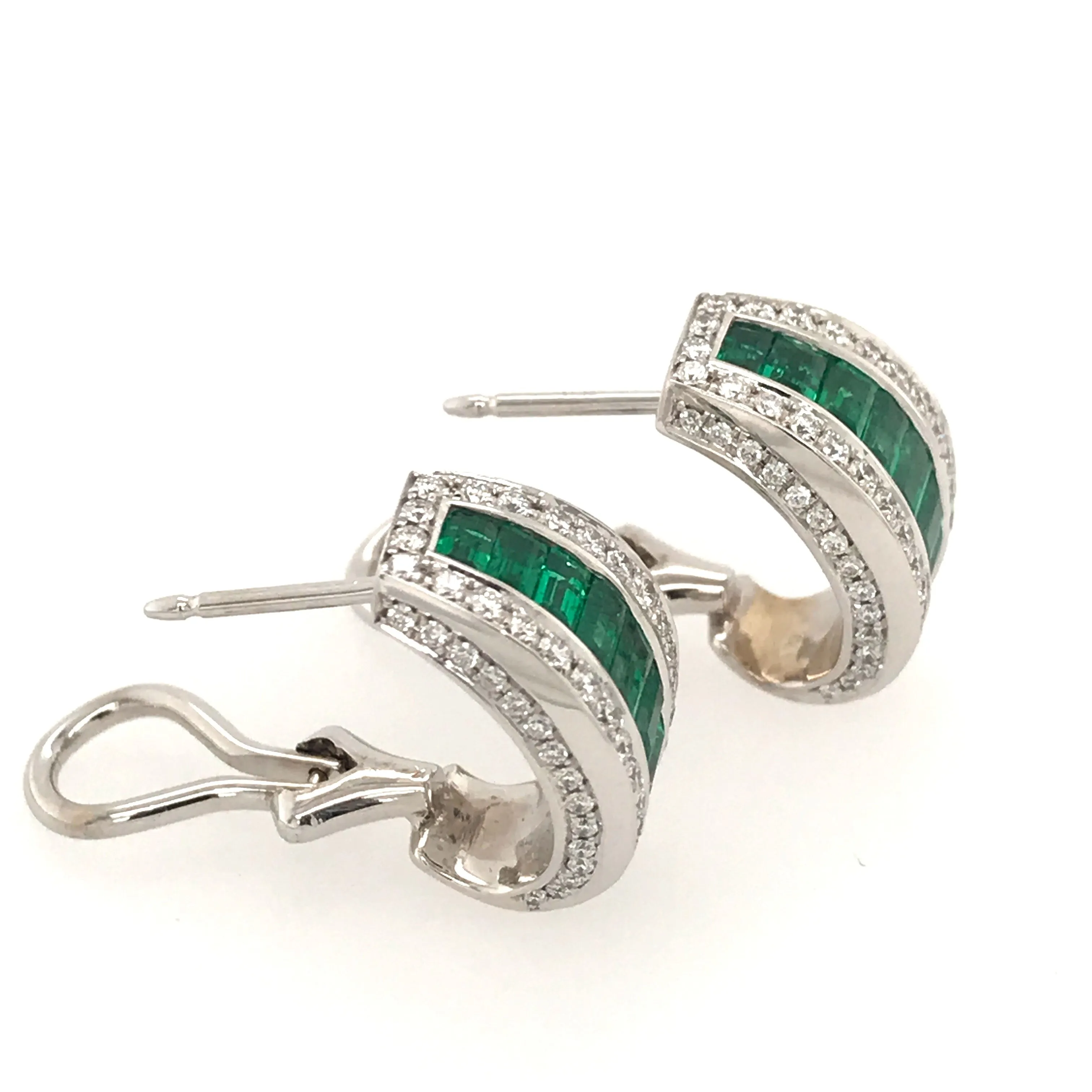 De Hago Emerald & Diamond Earring