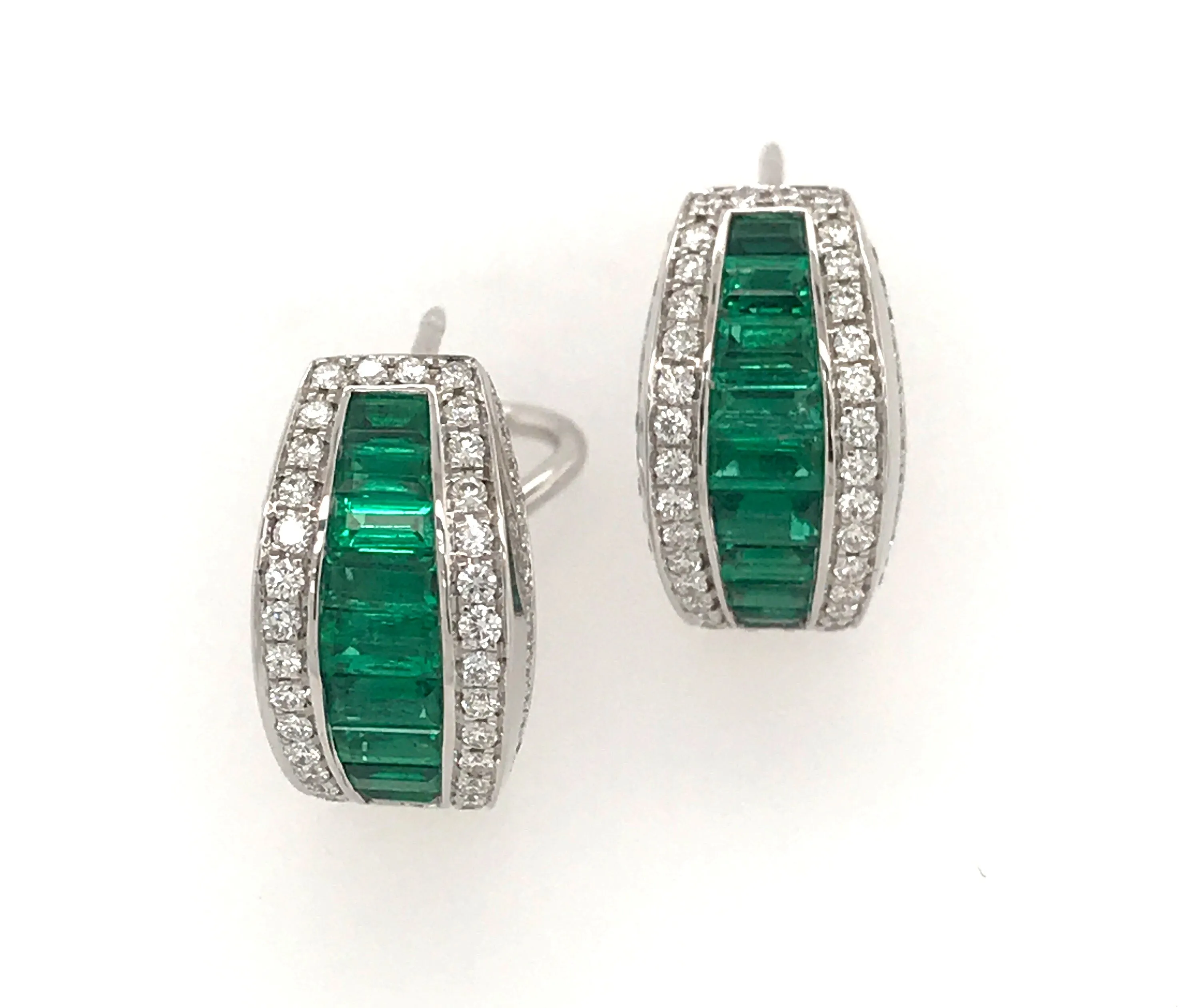 De Hago Emerald & Diamond Earring