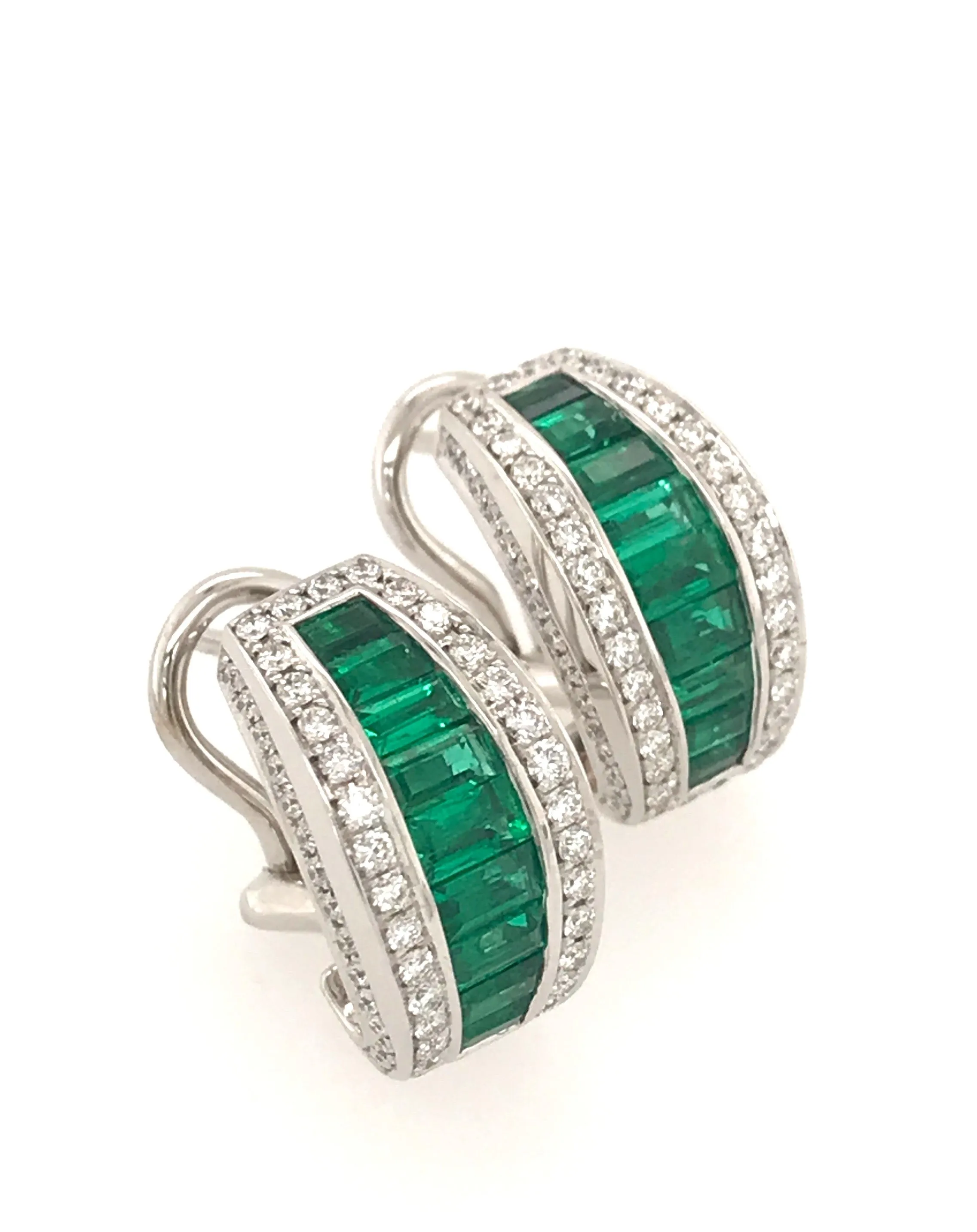 De Hago Emerald & Diamond Earring