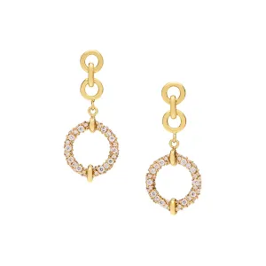 Deconstructed Diamond Earrings