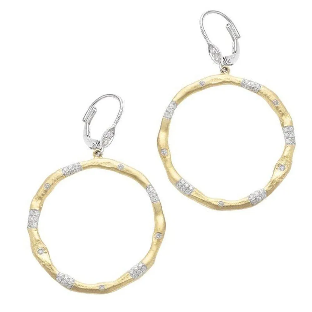 Diamond Hoop Earrings