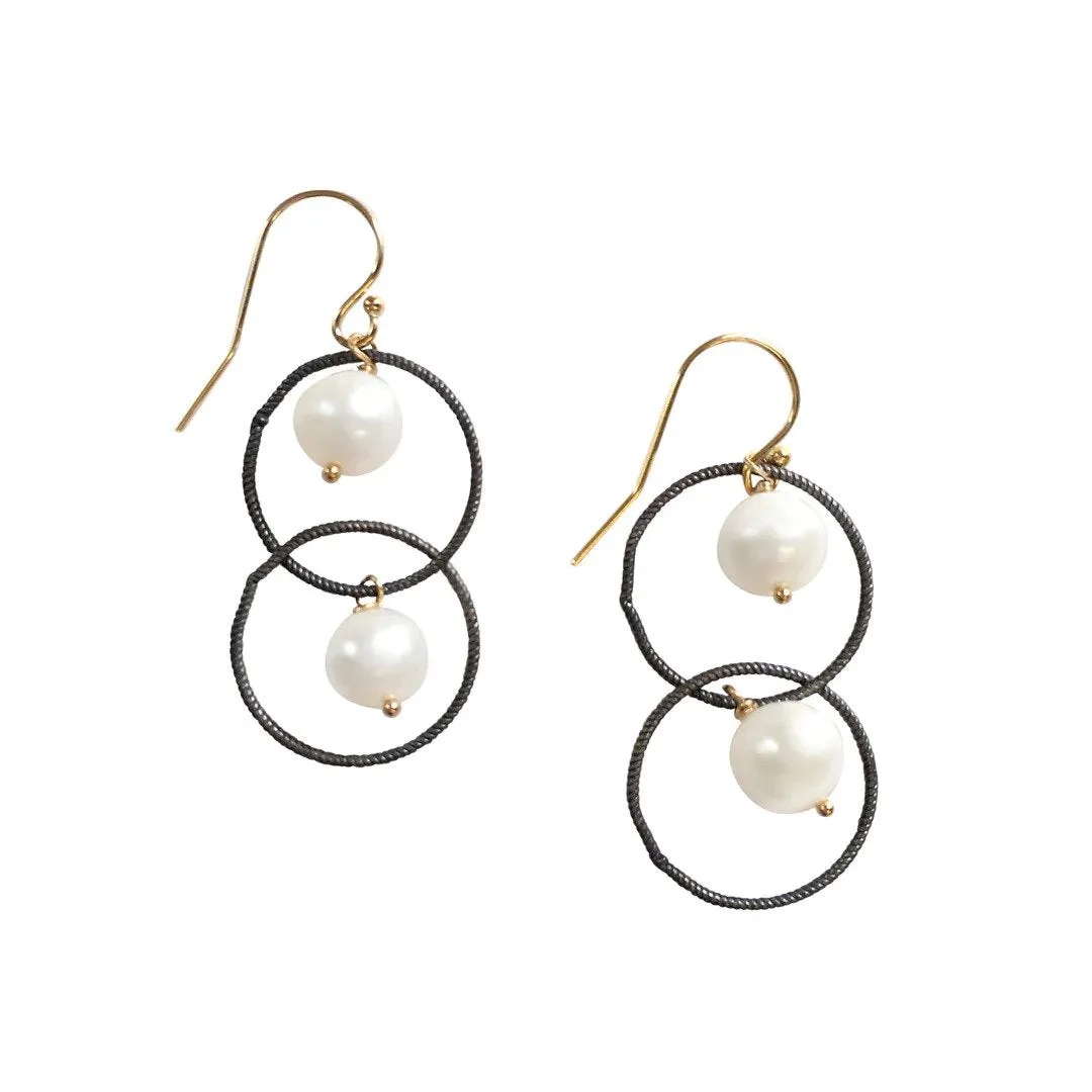 Double Twisted Hoop Earrings