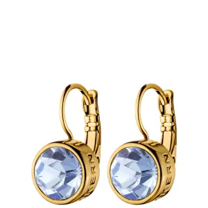 Dyrberg Kern Louise Gold Earrings - Light Sapphire