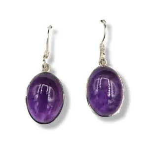 Earrings Amethyst Sterling Silver