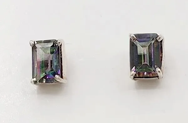 Earrings Mystic Topaz Sterling Silver