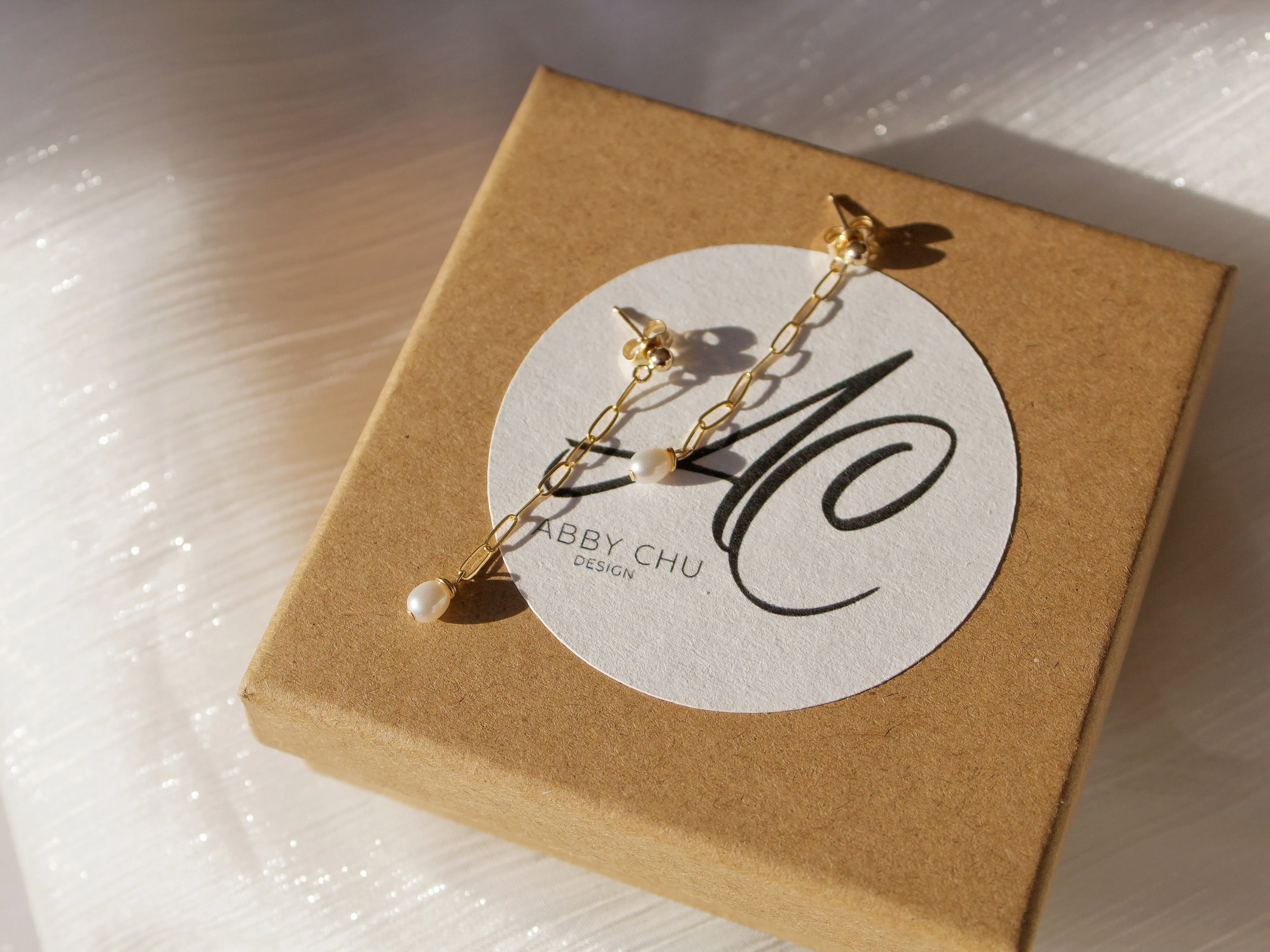 Elise Pearl Drop Earrings