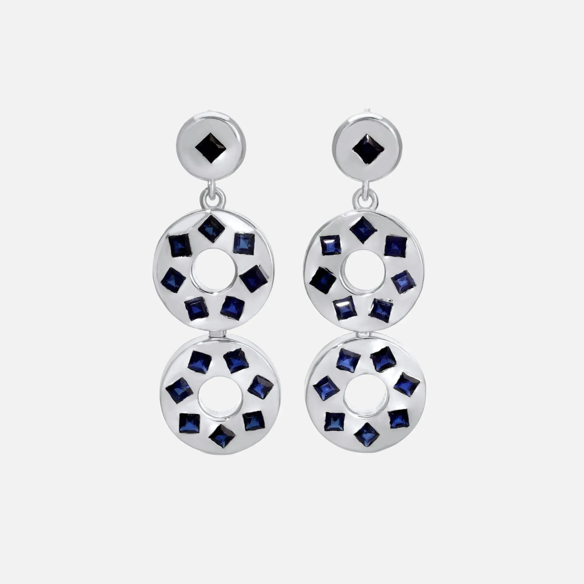 Ellsworth Snapback Earrings, Silver