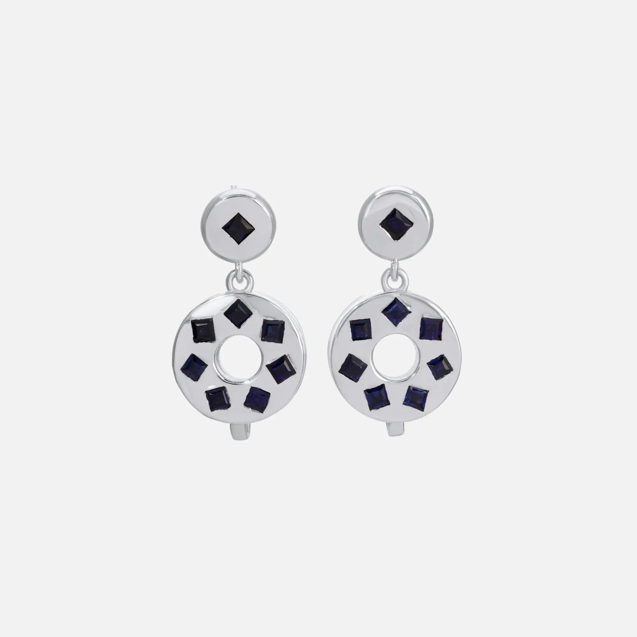 Ellsworth Snapback Earrings, Silver