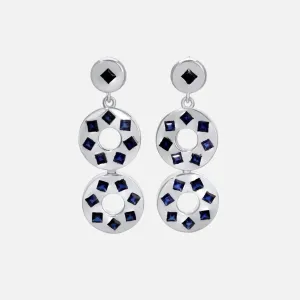 Ellsworth Snapback Earrings, Silver