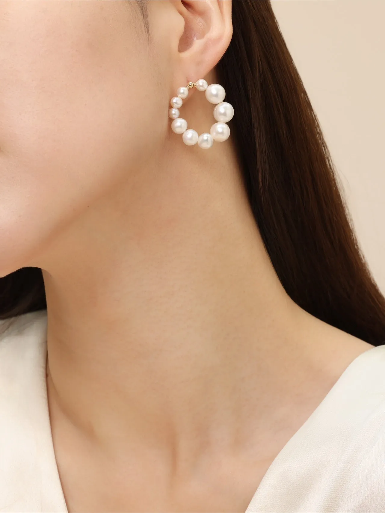Embellished Series Mixed Bead Earrings