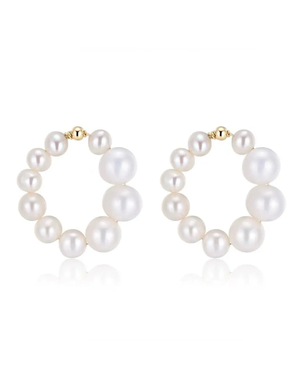 Embellished Series Mixed Bead Earrings