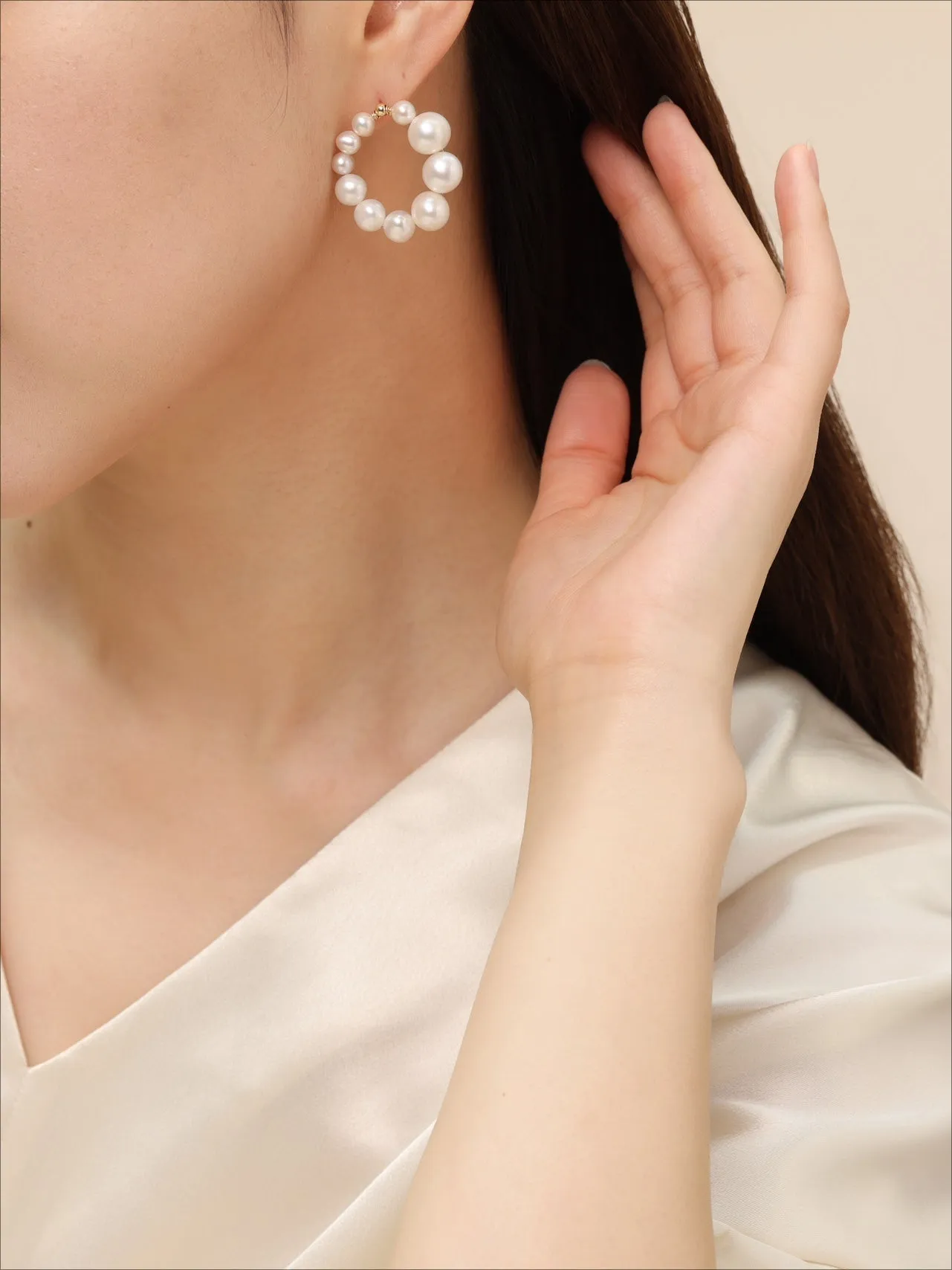 Embellished Series Mixed Bead Earrings