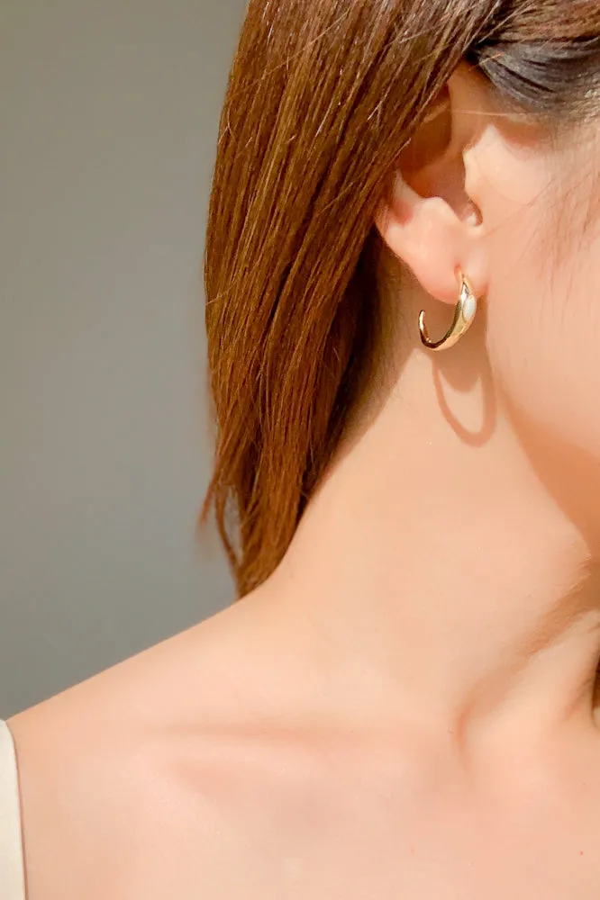 Embry Opal Hoops