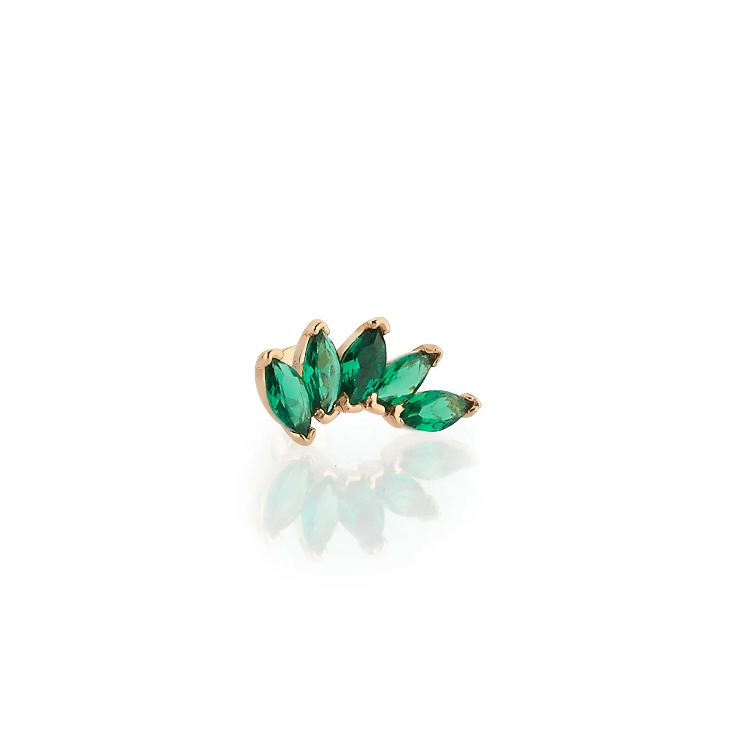 EMERALD MARQUISE PIERCING