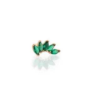 EMERALD MARQUISE PIERCING