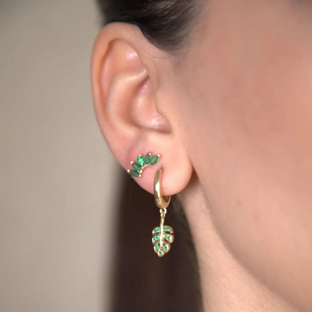 EMERALD MARQUISE PIERCING