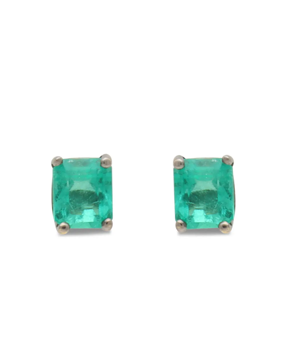 Emerald Stud Earrings