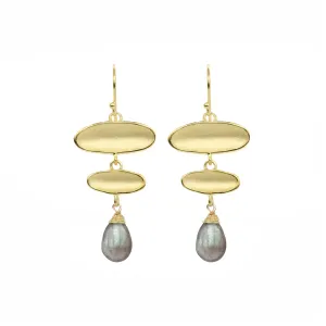 Falling Reflection Drop Earrings