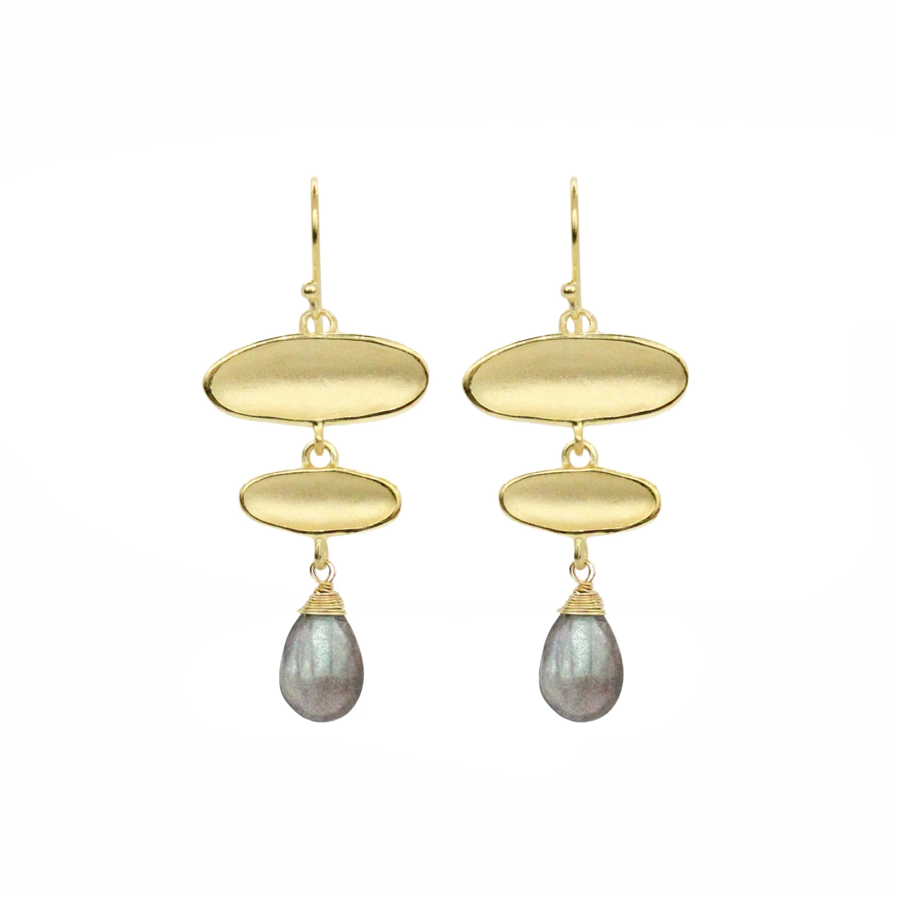 Falling Reflection Drop Earrings