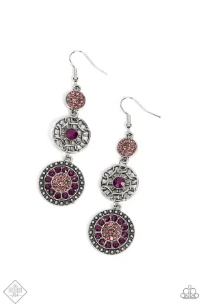 Farmhouse Hustle Purple Paparazzi Earrings