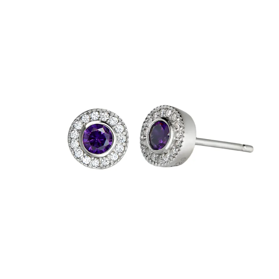 February Birthstone Earrings