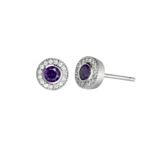 February Birthstone Earrings
