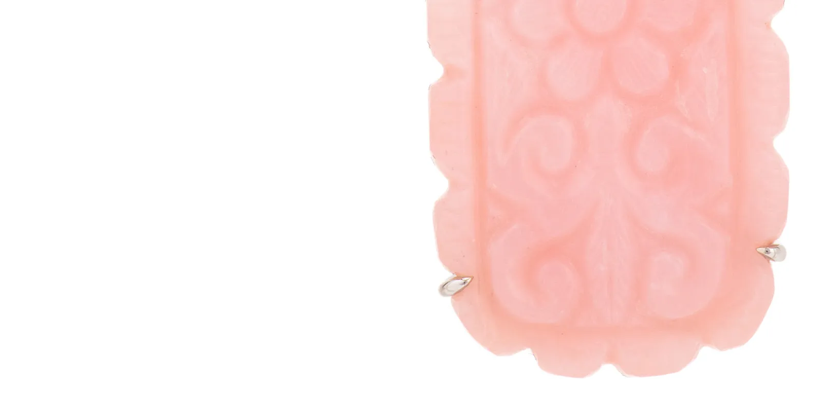 Floral iii opal morganite earrings