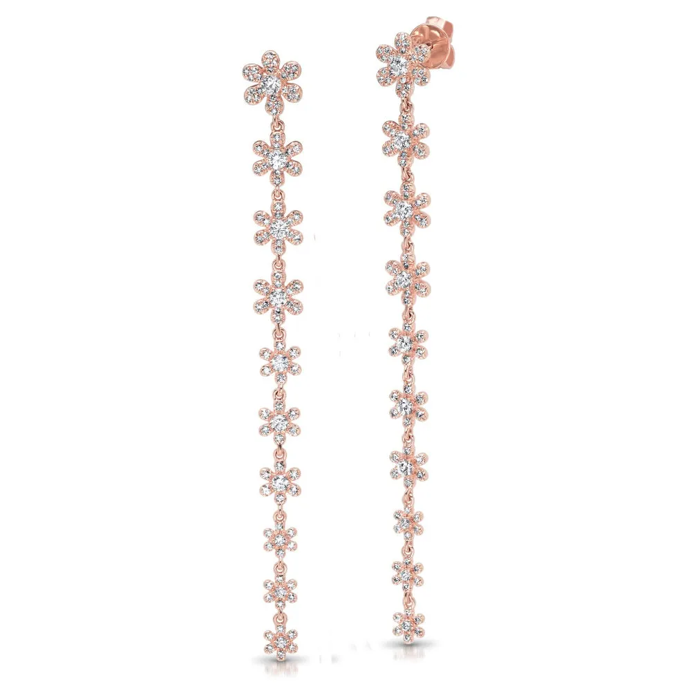 Flower Drop Earrings