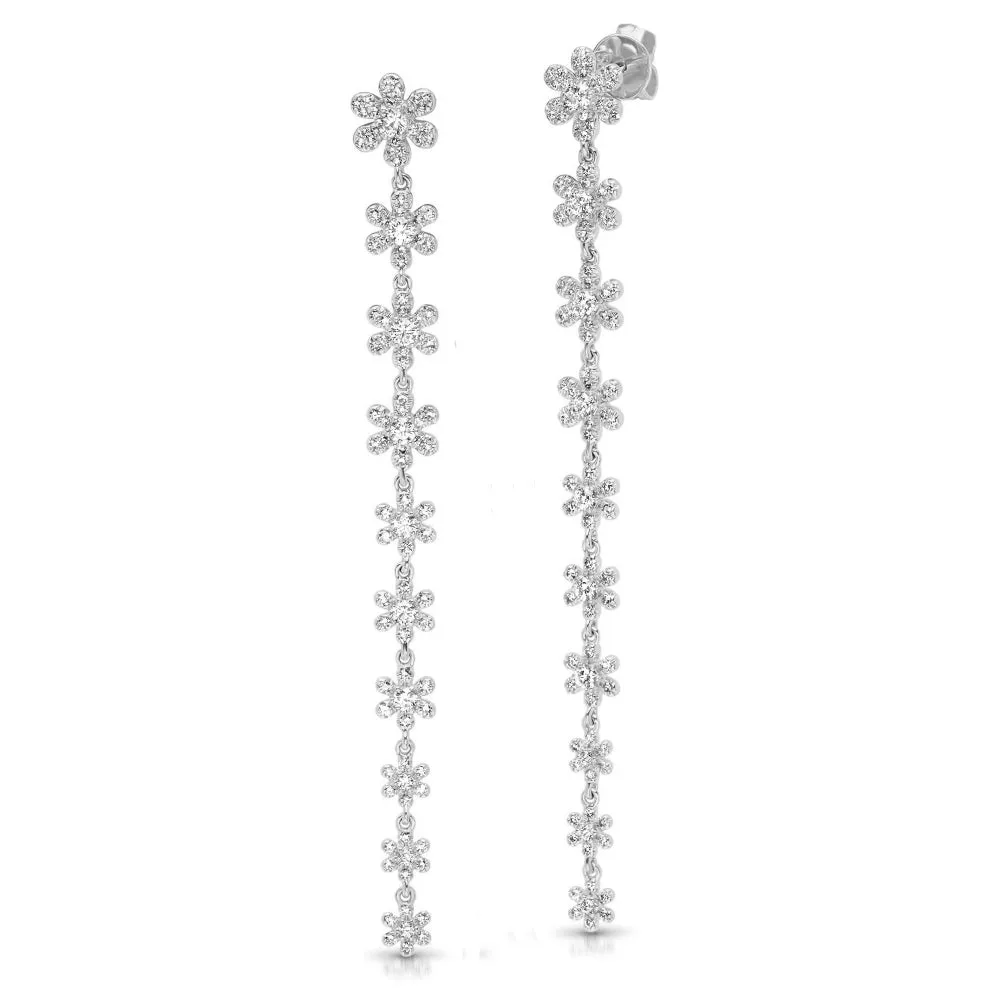 Flower Drop Earrings