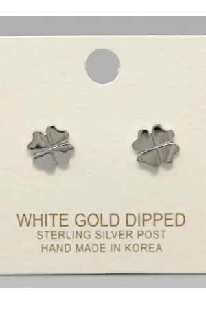 Four leaf clover earrings