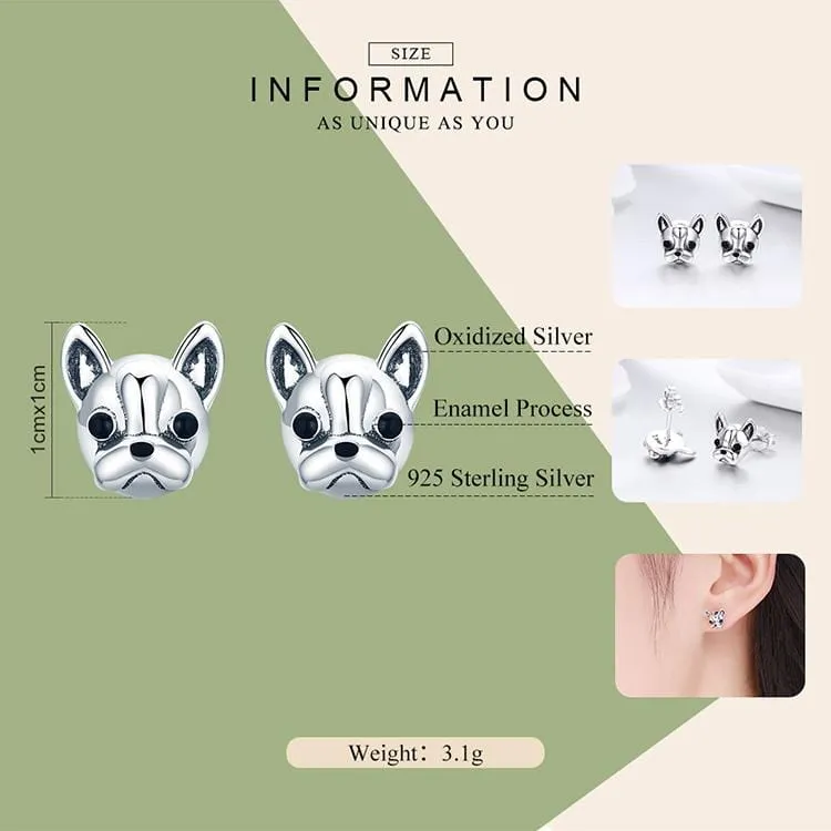 French Bulldog Earrings