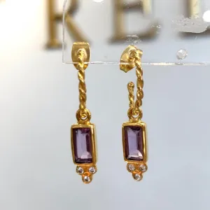 Frida Amethyst Earrings