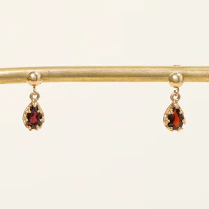 Garnet Drop Earrings | 0.80ctw |