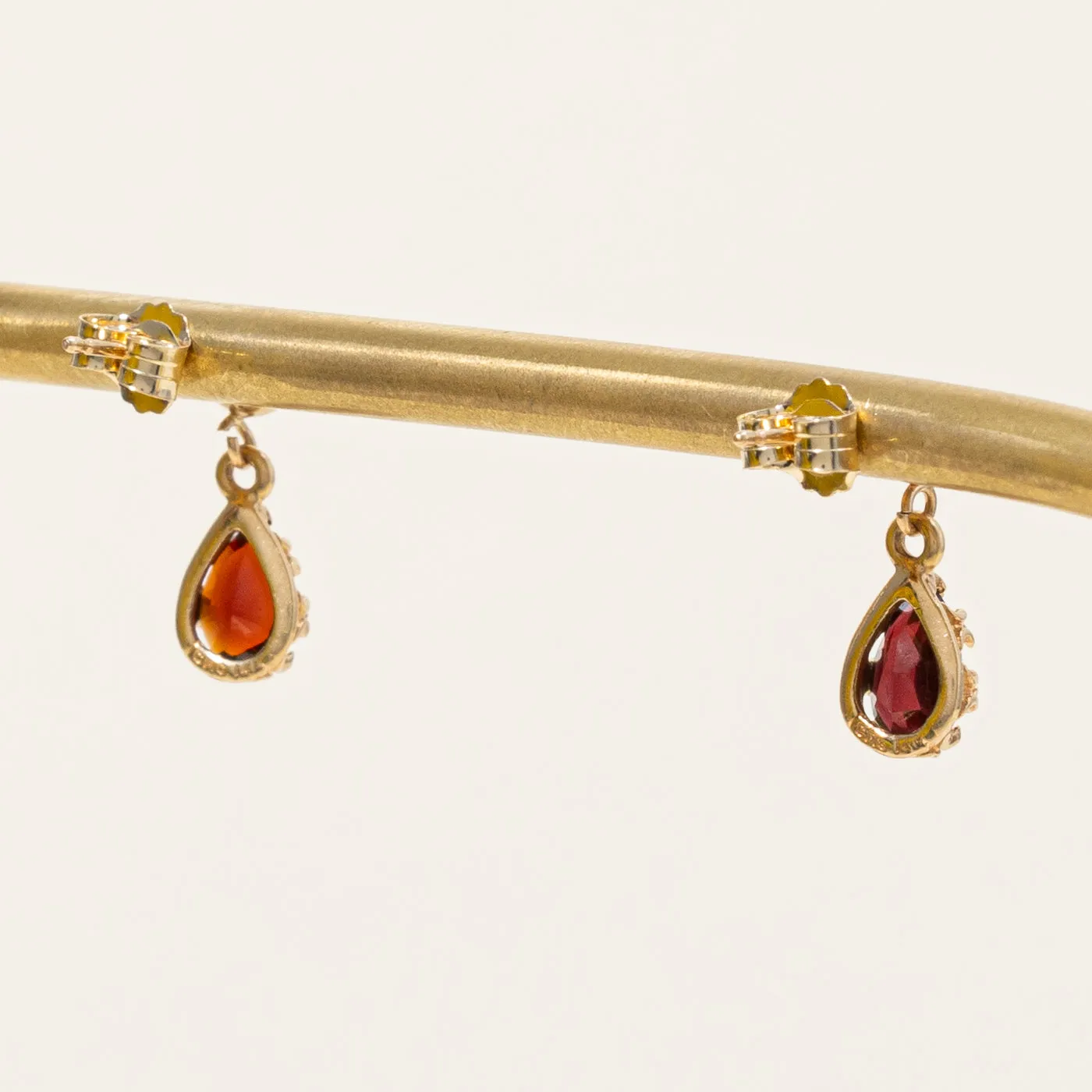 Garnet Drop Earrings | 0.80ctw |