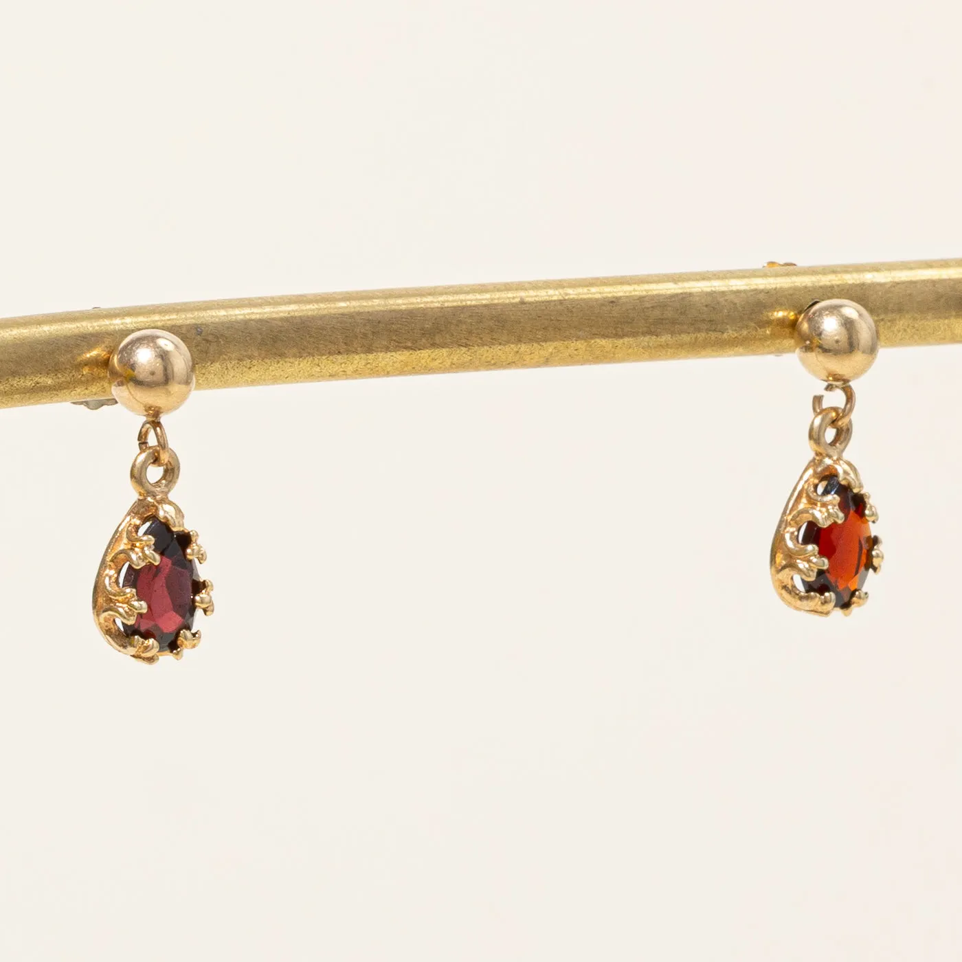 Garnet Drop Earrings | 0.80ctw |