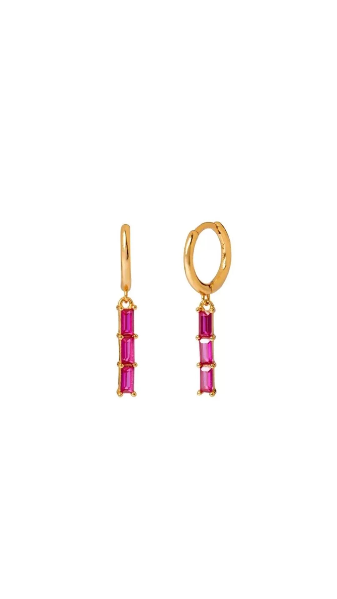 Gemma & Belle Hoop Huggie Earrings